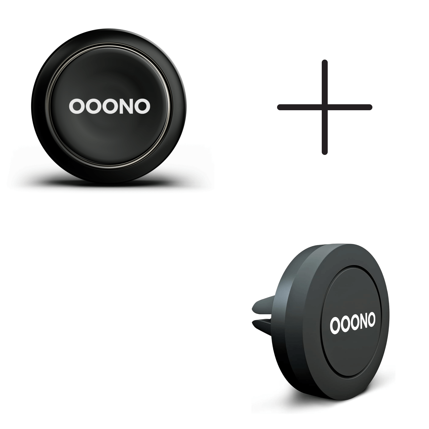 OOONO DE-B-2000 - Mount Halterung für Smartphones/Verkehrsalarm -  magnet-schwarz