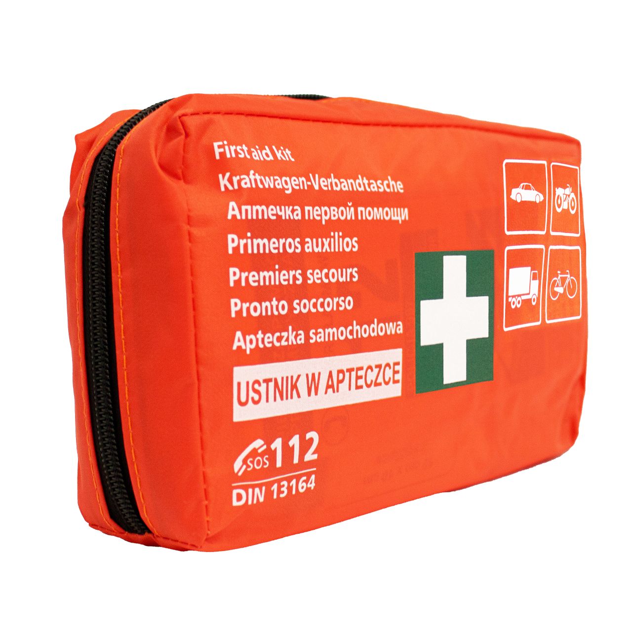 Verbandtasche nach EU DIN 13164 mit Klettbefestigung für einen sichern Halt im Kofferraum-1