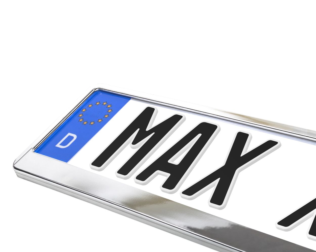 KFZ-Kennzeichen für Ihr Auto, 520x110 mm, Amtliches Euro-Kennzeichen, Nummernschild mit individueller Prägung, Made in Germany von Sparschild