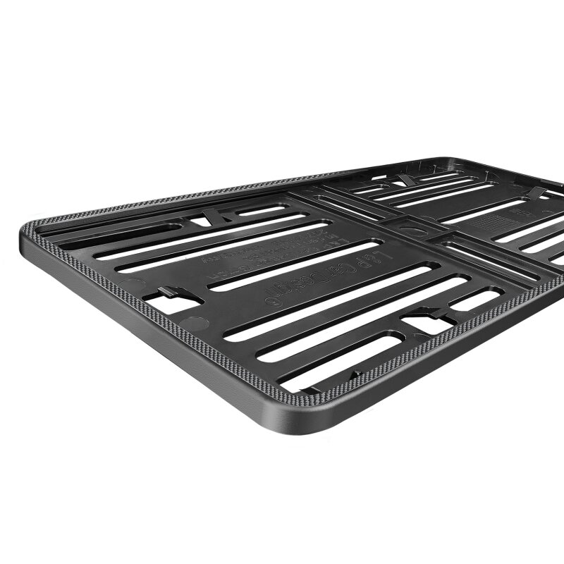 Kennzeichenhalter 255x130 mm – mit Rahmen in Carbon Optik-4