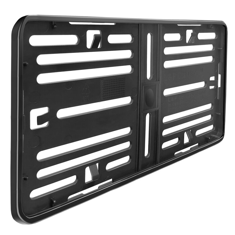 Kennzeichenhalter 255x130 mm – mit Rahmen für Motorrad, Traktor, Roller & mehr (wählbare Farben)-0