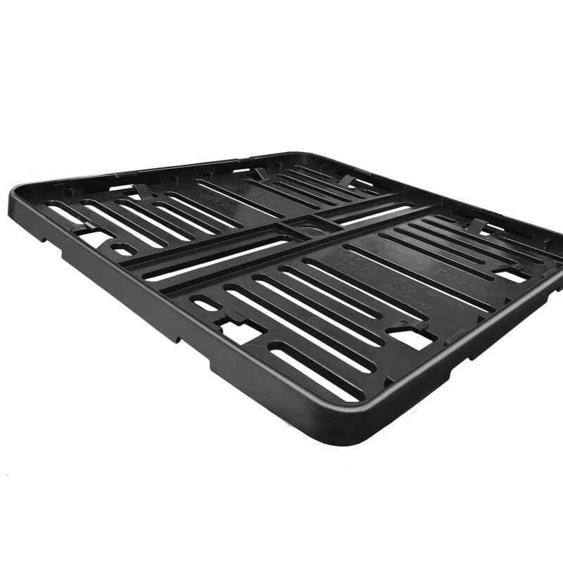 Motorrad Kennzeichenhalter 180x200 mm – rahmenlos, schwarz | wetterfest &amp; montagefreundlich-2
